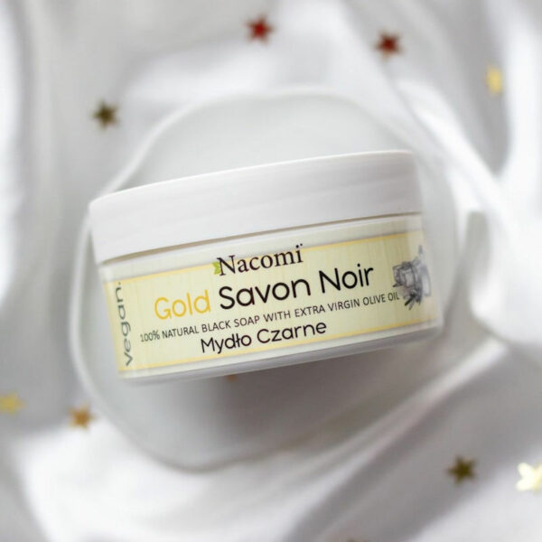 Nacomi Black Soap Savon Noir Gold 125gr