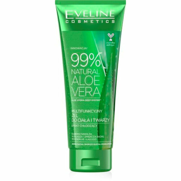 Eveline Cosmetics 99% Natural Aloe Vera Body & Face Gel 250ml.