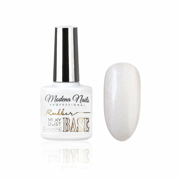 Modena Nails Rubber Base Coat Gellak Vitamins - Milky Dust 7,3ml.