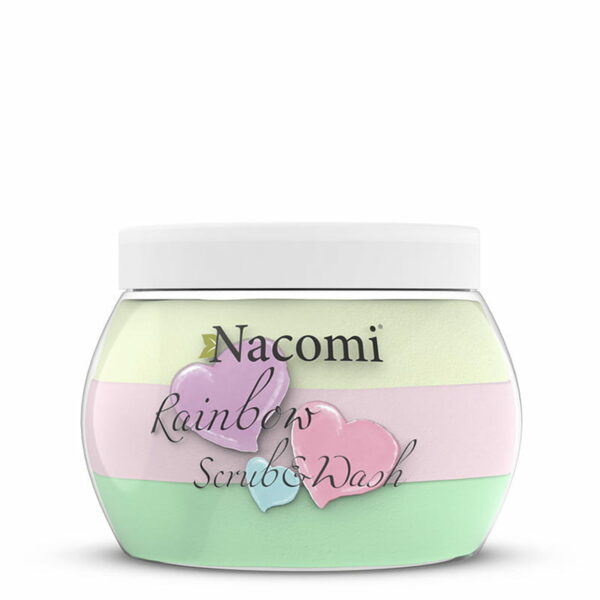Nacomi Rainbow Scrub & Wash Body Foam 200ml.