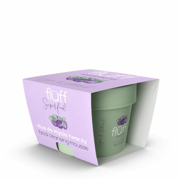 FLUFF Facial Cleansing Mousse - Wild Blueberries 50ml.
