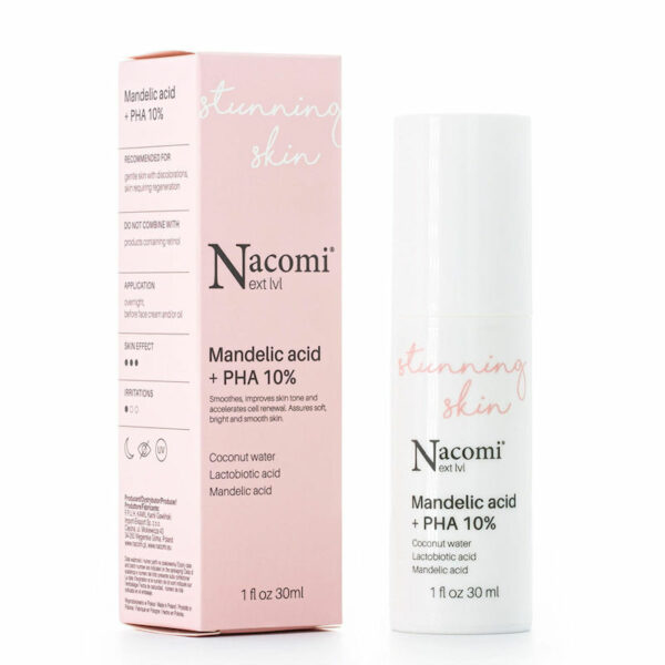 Nacomi Stunning Skin Mandelic Acid+PHA 10% 30ml.