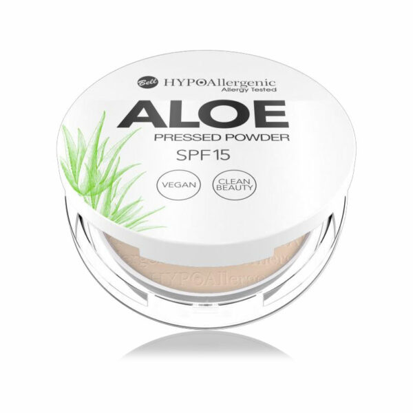 Hypoallergenic Aloe Pressed Powder SPF15
