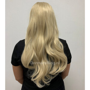 Dermarolling Clip In Half Wig Hairextensions 61cm. (24inch) - Blond #3