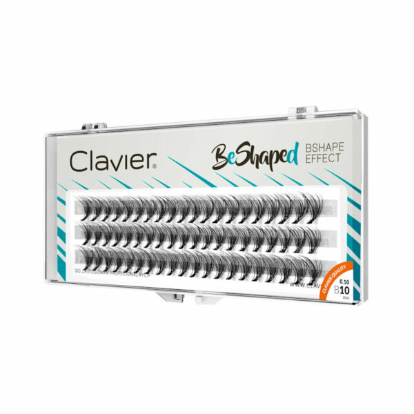 Clavier BeShaped Wimperextensions 10mm. B-Curl