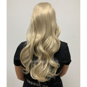 Dermarolling Clip In Half Wig Hairextensions 61cm. (24inch) - Blond #2