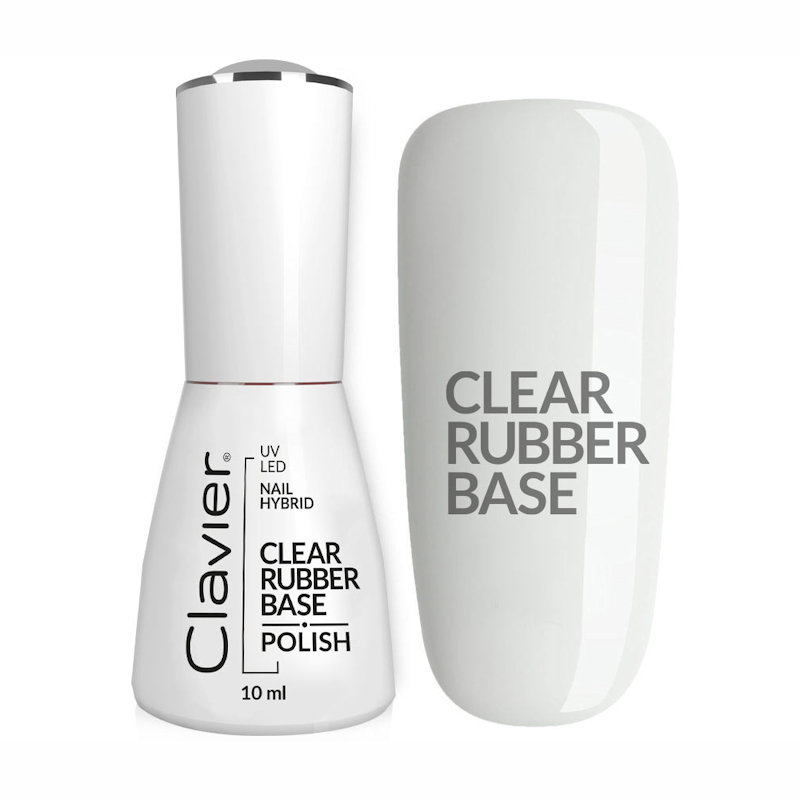 Clavier UV/LED Hybrid Gellak Luxury 10ml. Clear Rubber Base