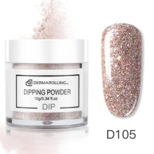 Dermarolling Nail Dipping Powder 10g. D105 #Diamond Pink