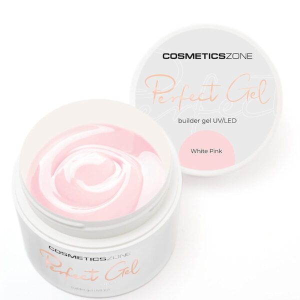 Cosmetics Zone Hypoallergene UV/LED Gel White Pink 50ml.