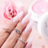 Cosmetics Zone ICE JELLY – Hypoallergene UV/LED Gel Pink Mask Glitter 50ml.
