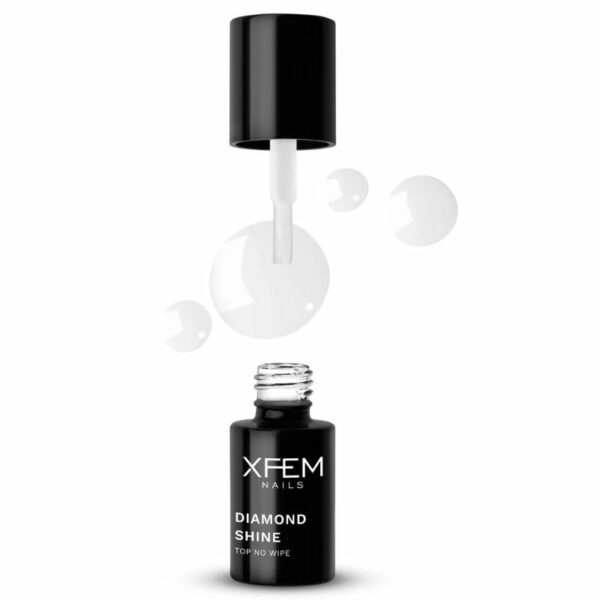 XFEM UV/LED Hybrid Gellak Top No Wipe Diamond Shine 6ml.