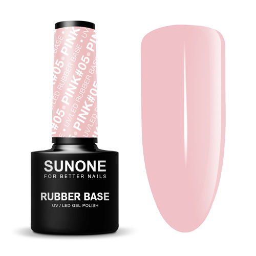 SUNONE UV/LED Rubber Base Pink #05 5ml.