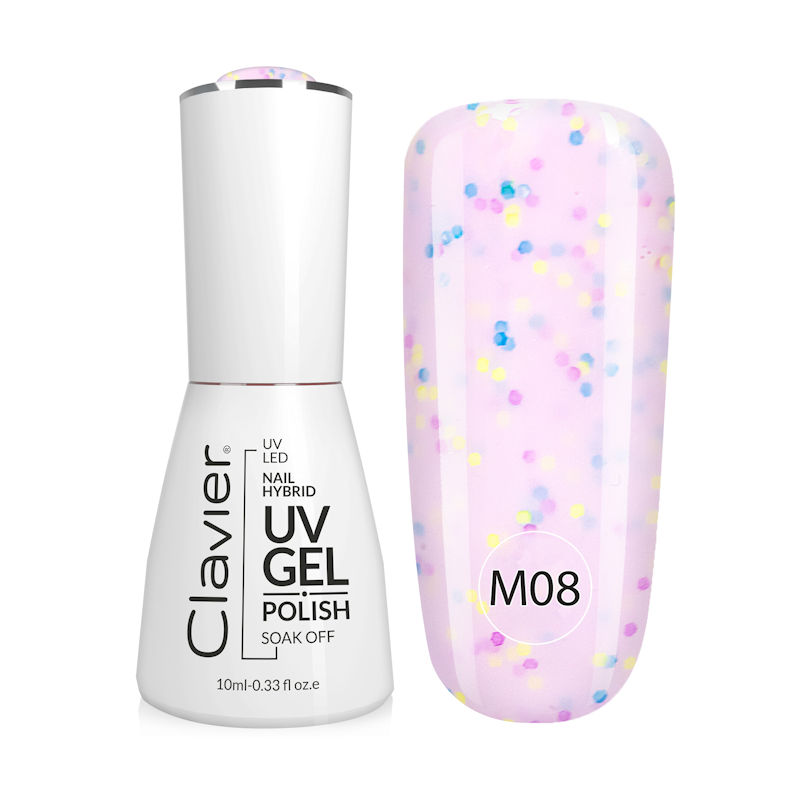 Clavier UV/LED Hybrid Gellak Luxury 10ml. Multi Flavours Fruit – M08