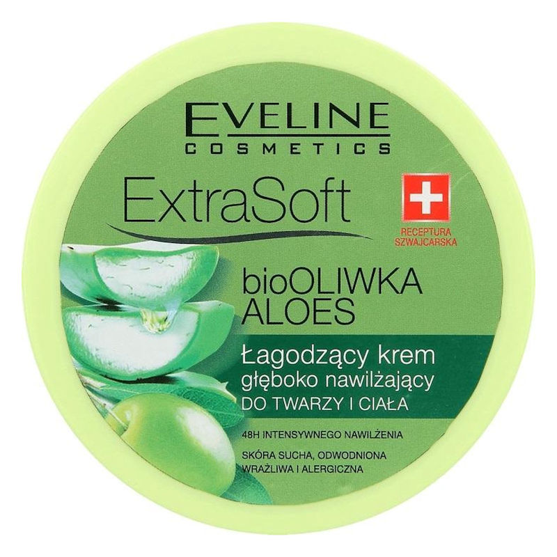 Eveline Cosmetics Soft Bio-olive Aloë Vera Face & Body Cream 175ml.