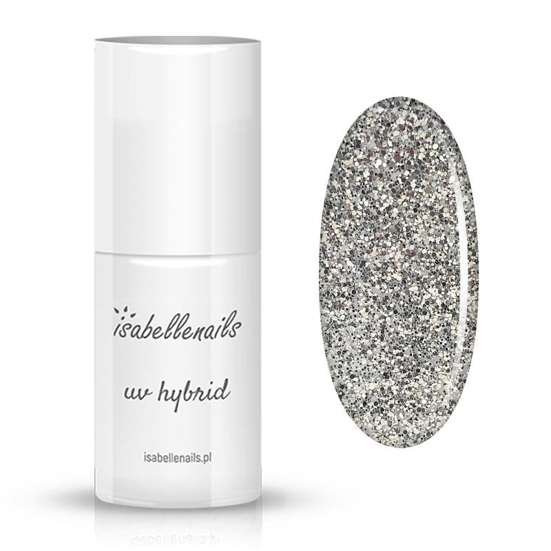 Isabelle Nails UV/LED Gellak 6ml. #377 Glitter Silver