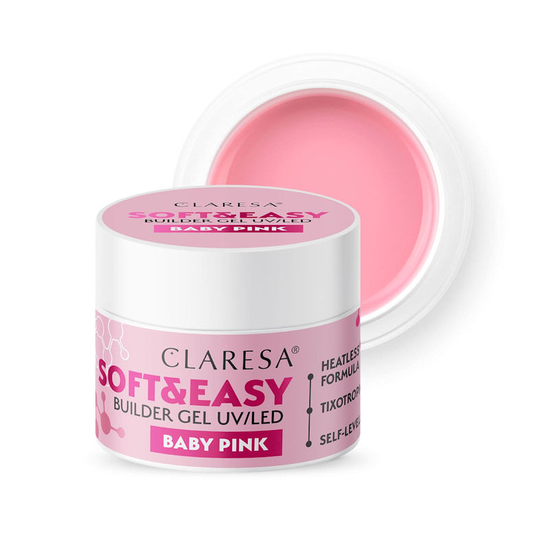 Claresa Keratine Builder Gel Soft & Easy Baby Pink 12gr.