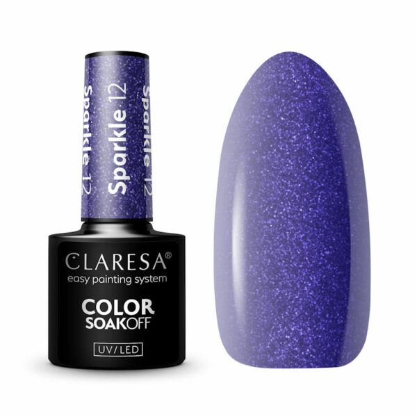 Claresa UV/LED Gellak Sparkle #12 – 5ml.