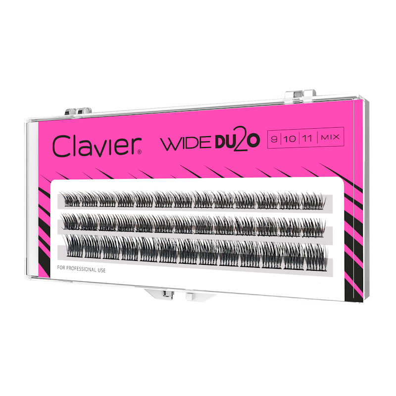 Clavier DUO20 WIDE Wimperextensions - 9/10/11mm MIX