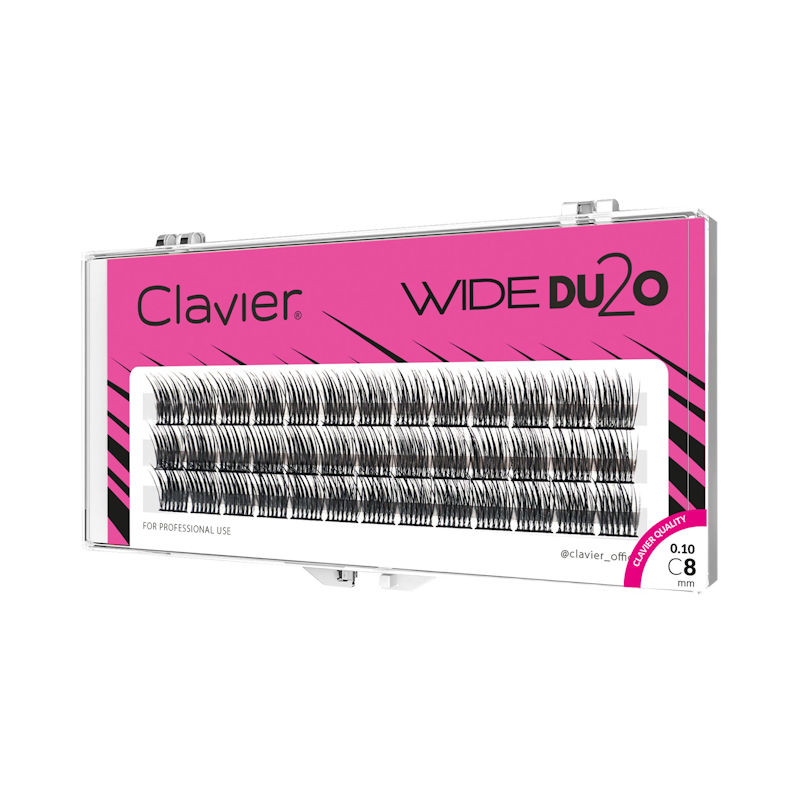 Clavier DU2O WIDE Wimperextensions – 8mm