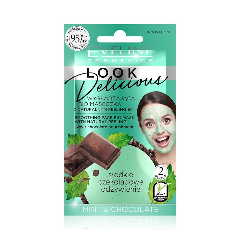 Eveline Cosmetics Look Delicious Smoothing Face Bio Mask Mint & Chocolate