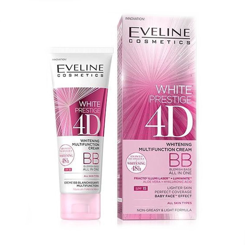 Eveline Cosmetics White Prestige 4D Whitening Multifunction BB Cream 50ml.