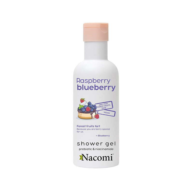 Nacomi Shower Gel Raspberry Blueberry 300ml.