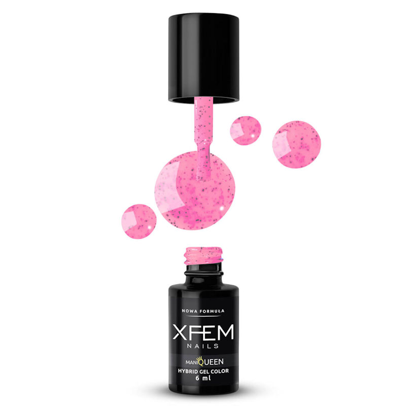 XFEM UV/LED Hybrid Gellak Bubble Gum 6ml. #0191
