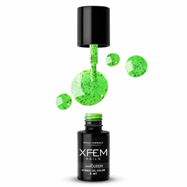 XFEM UV/LED Hybrid Gellak Sour Apple 6ml. #0192