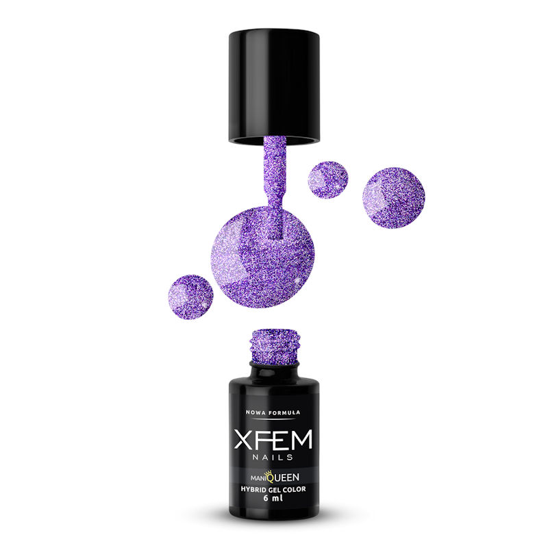 XFEM UV/LED Hybrid Gellak Ultra Violet 6ml. #0204