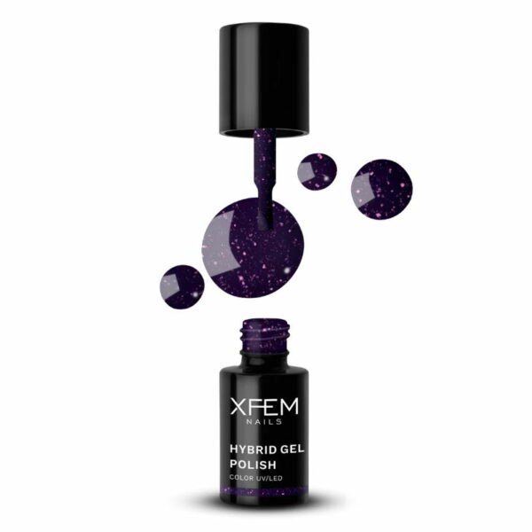 XFEM UV/LED Hybrid Gellak 6ml. #0156 Scarlet Purple