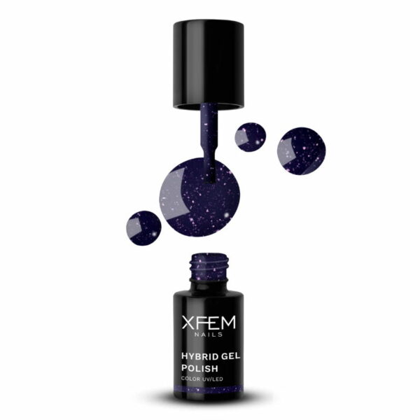 XFEM UV/LED Hybrid Gellak 6ml. #0158 Cobalt Violet