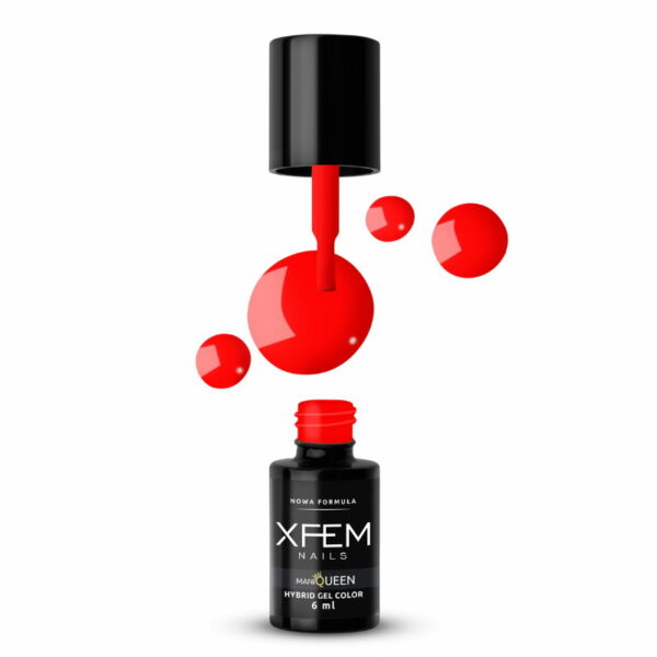 XFEM UV/LED Hybrid Gellak 6ml. #0180 Yes I`m Red