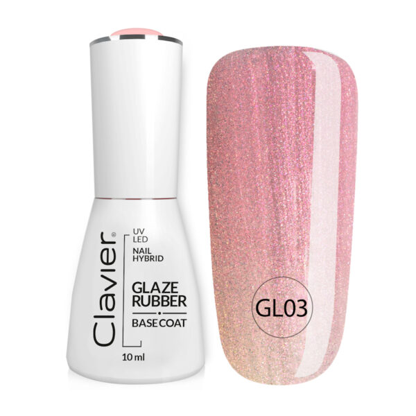 Clavier Luxury Glaze Rubber Basecoat - GL03 Juicy