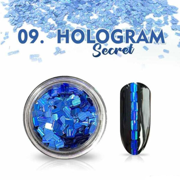DRM Nagelpoeder Hologram Secret #09