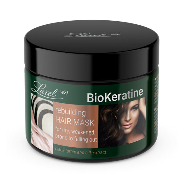 Larel® Bio Keratine Rebuilding Hair Mask Voor Droog, Zwak & Uitvallend Haar 300ml.