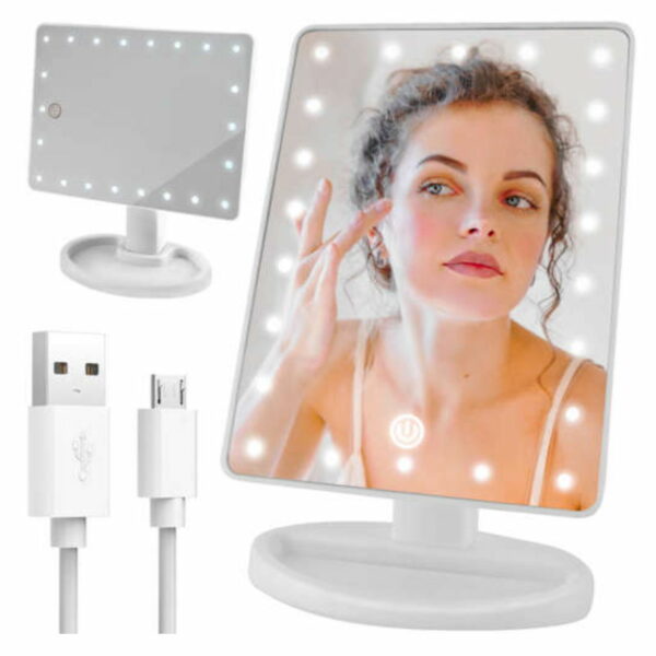 Beautylushh LED Make-up Spiegel Wit