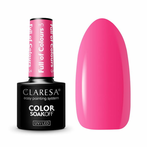 Claresa UV/LED Gellak Full Of Colours #3 – 5ml.