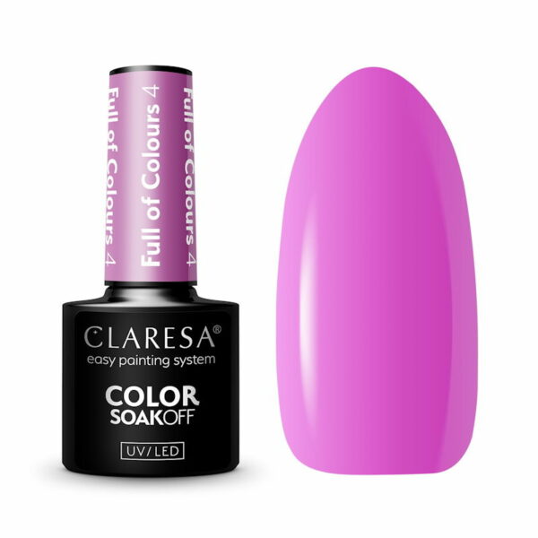 Claresa UV/LED Gellak Full Of Colours #4 – 5ml.