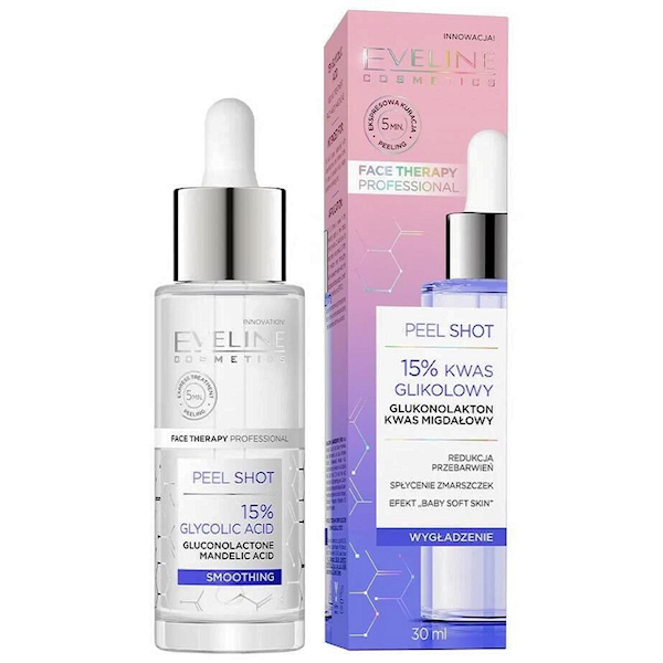 Eveline Cosmetics Peel Shot 15% Glycolic Acid - Smoothing 30ml.