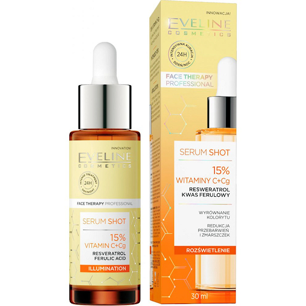 Eveline Cosmetics Serum Shot 15% Vitamin C+Cg Illumination 30ml.