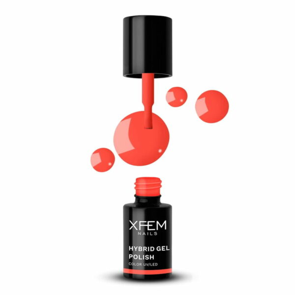 XFEM UV/LED Hybrid Gellak 6ml. #0216 Coral Crush