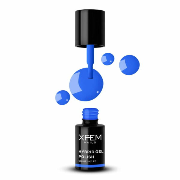 XFEM UV/LED Hybrid Gellak 6ml. #0221 Blue Da Ba Dee